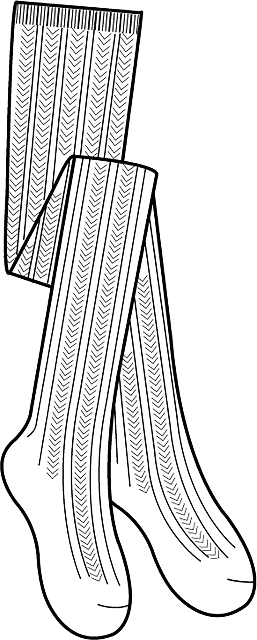 Classroom Uniforms Boy's Juniors Cable Knit Tights_Hunter Green_PET, 5HF302