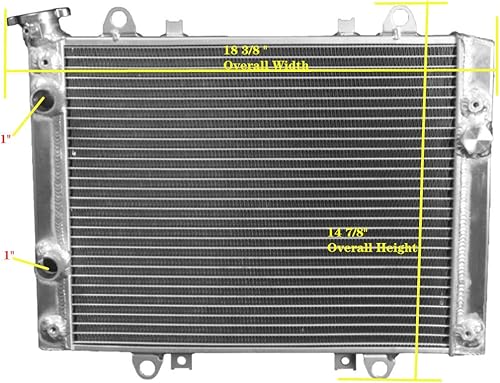 Miniatura 2 de -Radiador de rendimiento-Reemplazo-Todo Radiador de Aluminio Para 2011-2013 Kawasaki Mule 4010 Diesel 4X4 OEM: 390610205