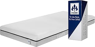 Irisette Smart 2-in-1 Duo 7-Zone Cold Foam Mattress, Duo Hardness Level 3 and 4 in One Mattress - Easy Reverse, 90 x 200 cm, Oeko-Tex Certified, Produced according to German Quality Standard