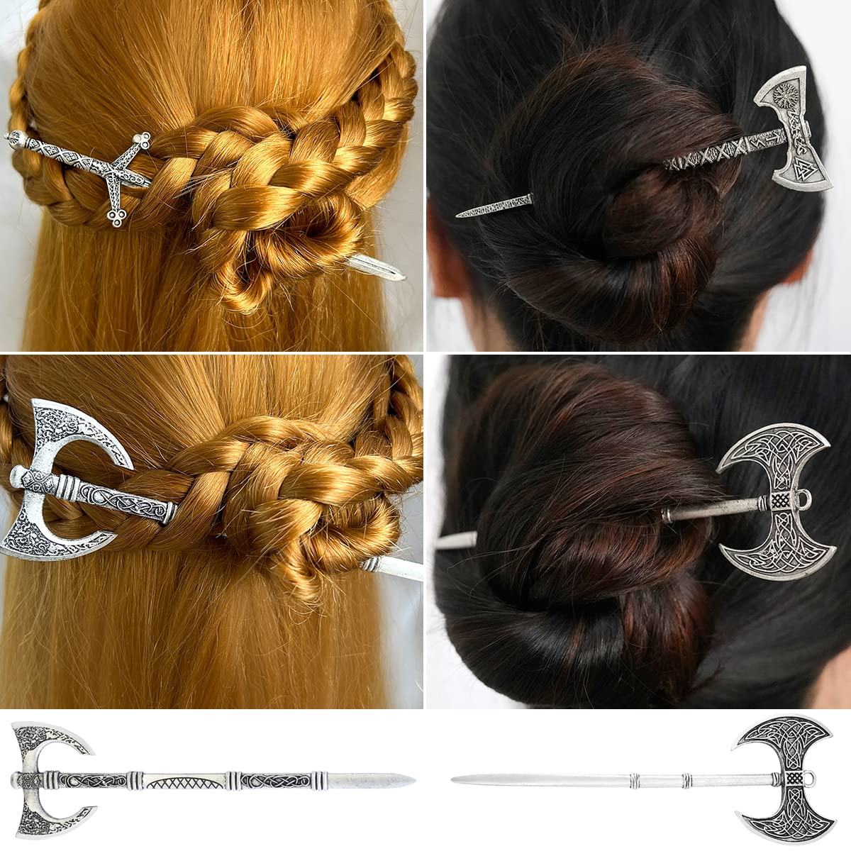 Amazon.com : GuoShuang Celtic Hair Accessories - 6 pcs 