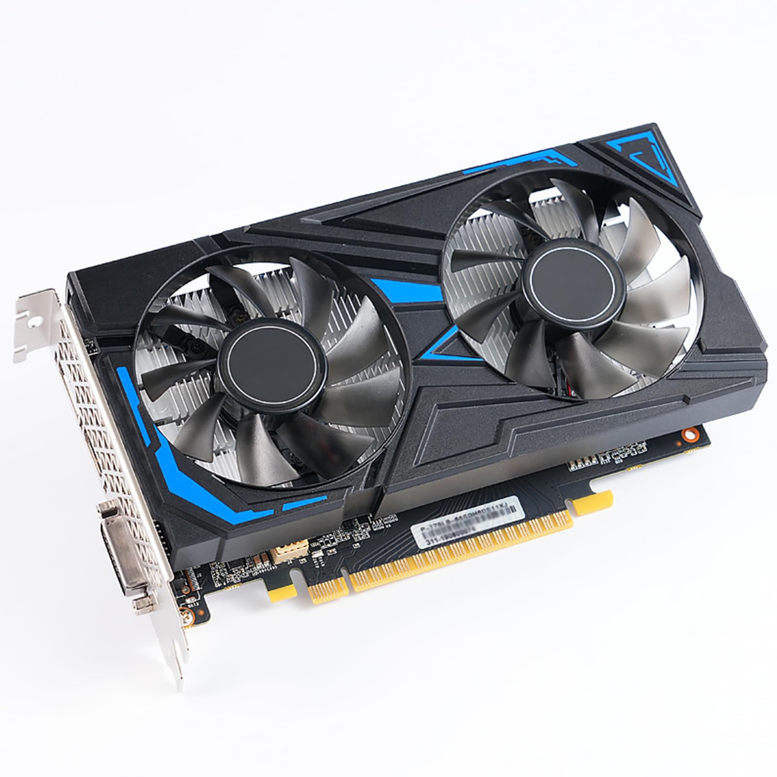 Domary Karta Graficzna 1650 Karta Graficzna GPU 4 GB GDDR5 128 Bitów 8000 MHz 3 Monitory 4K DVI Podwójny Wentylator Chłodzący Niski Pobór Mocy z Zegarem Podstawowym 1485 MHz do Edycji