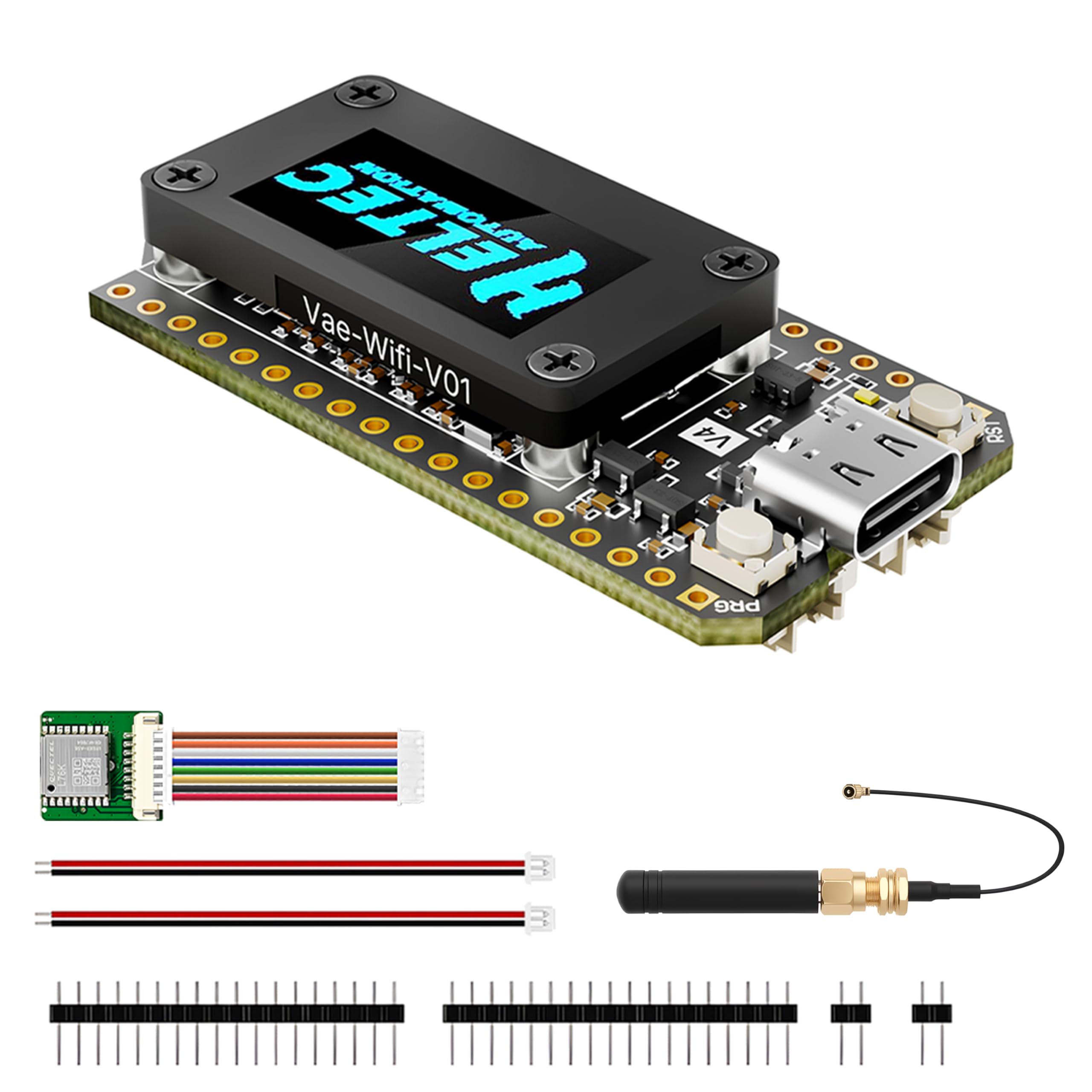 Heltec ESP32 LoRa 32 V4 płytka rozwojowa z wyświetlaczem OLED antena klejowa z GNSS ulepszony ESP32 S3 SX1262 27dBm układ wysokiej mocy do bezprzewodowej komunikacji WiFi Meshtastic IoT Arduino