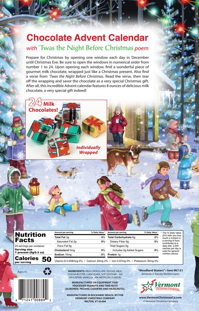 Woodland Skaters - Calendario de Adviento (cuenta regresiva para Navidad)