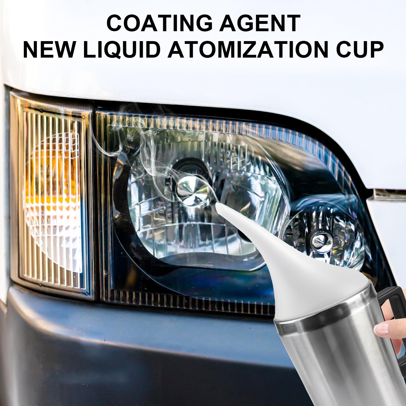 Kit de Réparation de Phare, Kit de Rénovation de Projecteur de Voiture, Kit de Réparation de Vaporisation de Phare, Kit de Réparation de Déposition de Phare pour les Jaunissements, les Rayures