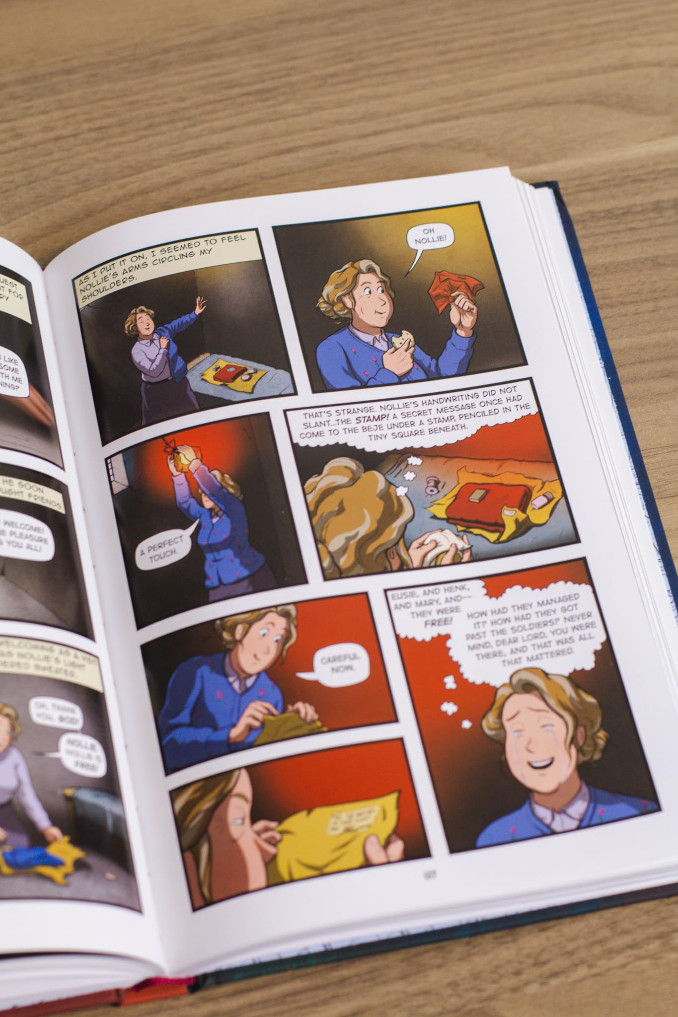 The Hiding Place: (A Graphic Novel) Ages 8-12, Full Color, Illustrated, World War II, Biography - Image 6