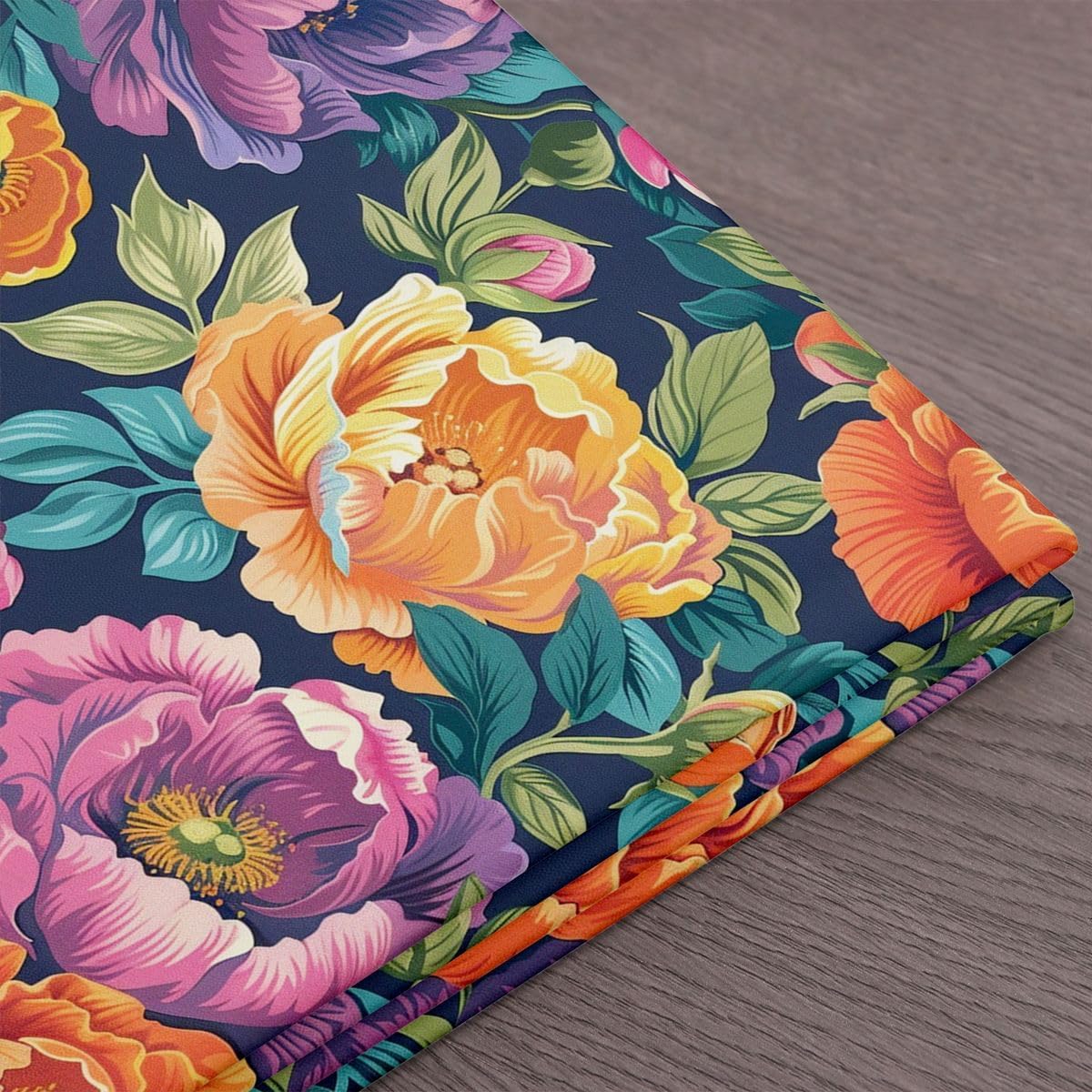 3D Flowers Fabric by The Yard,Dreamy Wild Peony Plants Decor Fabric for Sewing Supplies,Vintage Chinese Aesthetic Floral Fabrics Soft Polyester No Stretch,3D Flowers 1 Yard,36" L x 59" W image 5