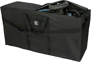 J.L. Childress Single & Double Stroller Travel Bag, X-Large, Black
