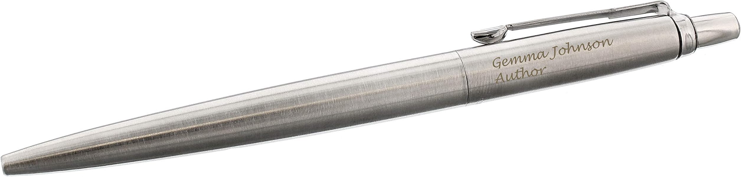 Personalised Laser Engraved Parker Pen Lucida Handwriting Font. Ideal For Birthdays, New Job, University.