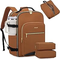 Vista 20 de LOVEVOOK Mochila de viaje para llevar a bordo, Mochilas de viaje