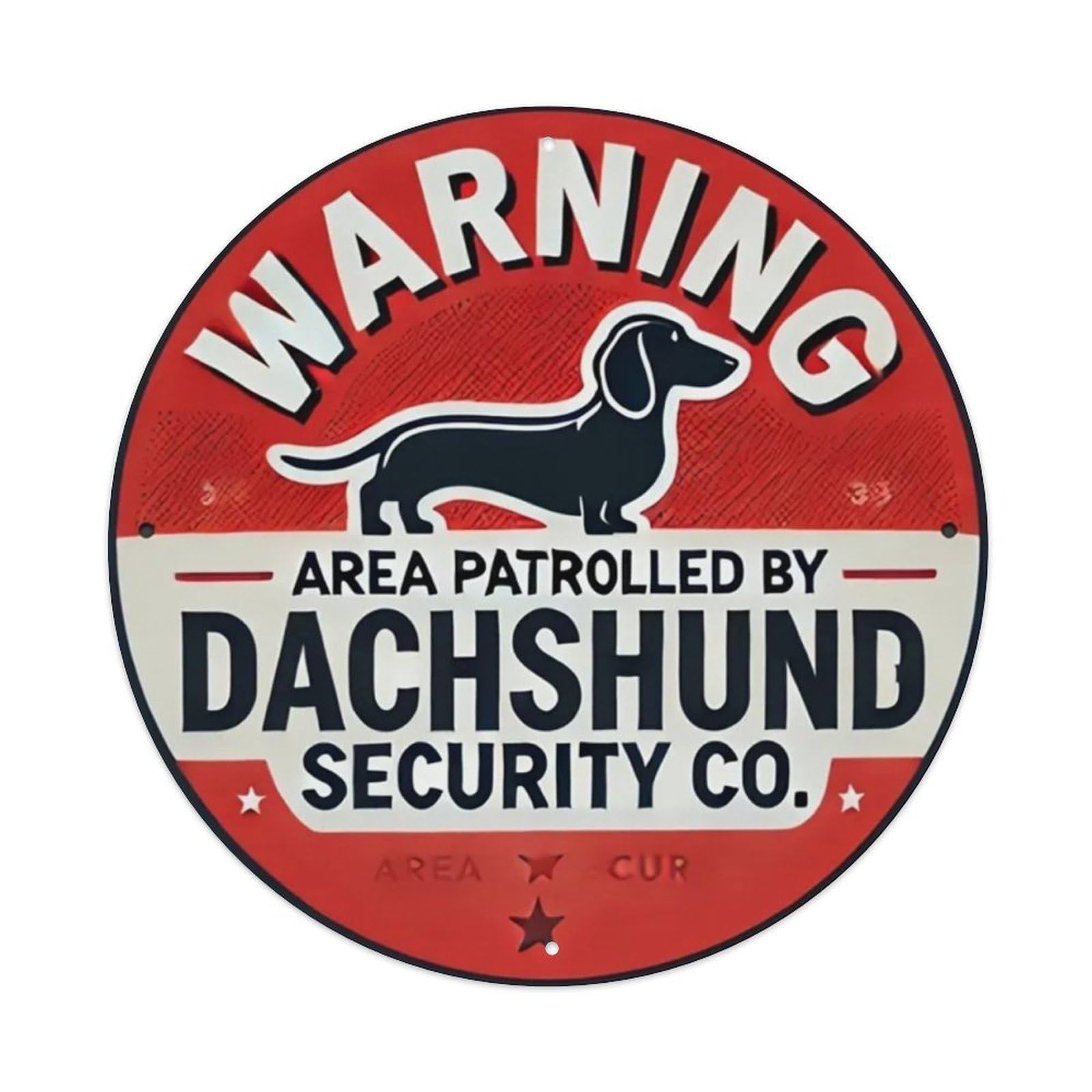 Igtefte Vintage Beware Of Dachshund Warning Tin Sign Style Home Bar Garden Wall Plaque Decor Metal Poster 8X8 Inch