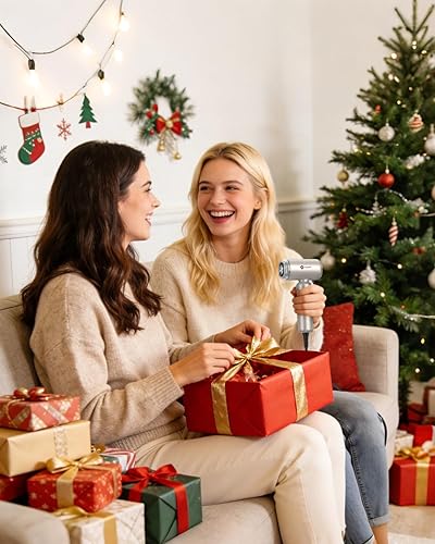 Miniatura 9 de slopehill Dual Voltage Travel Mini Hair Dryer, Lightweight Ionic Blow Dryer, Professional Fast Drying, Compact Portabe Quiet Hairdryer with Magnetic