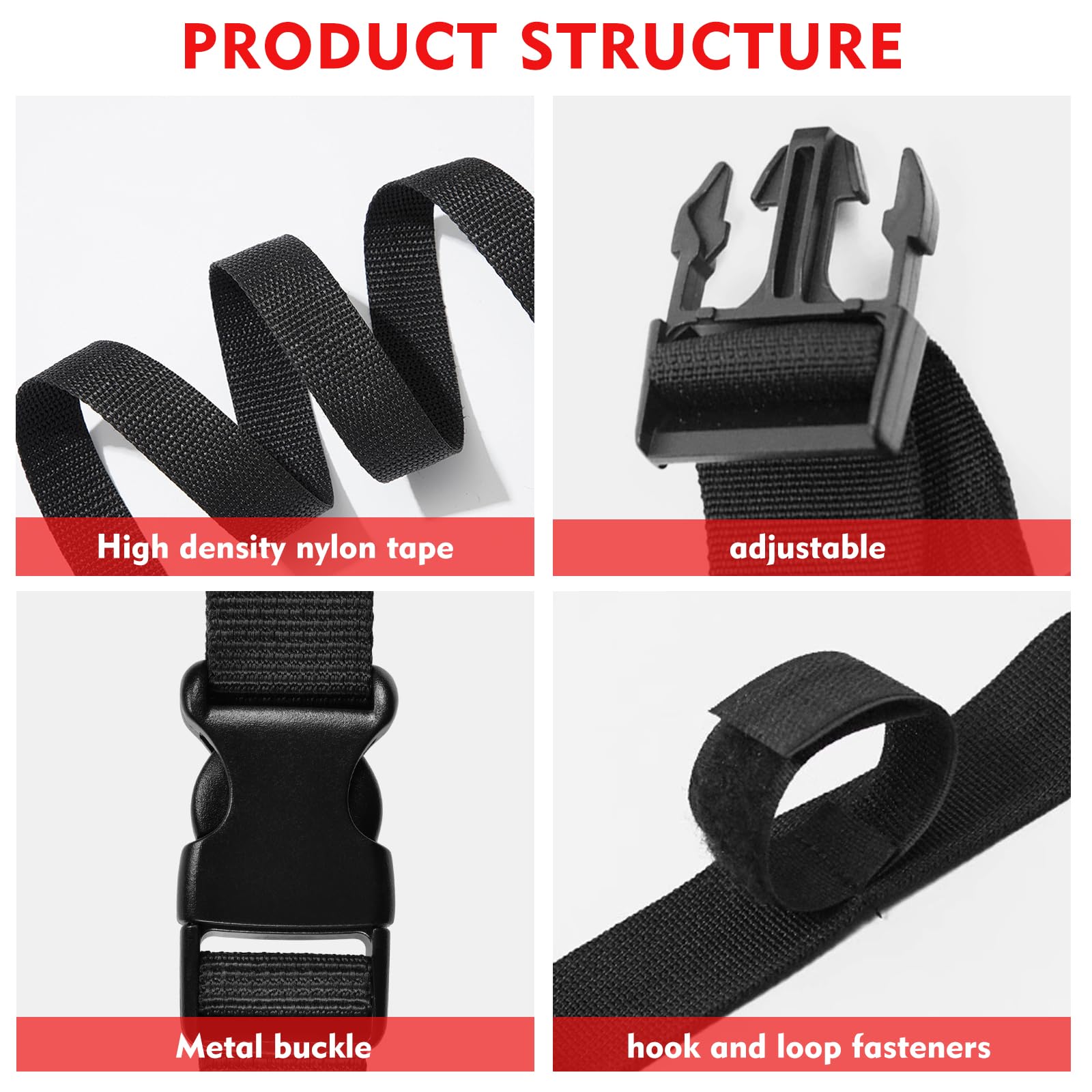 Adjustable Fishing Rod Holder 2 Pack Car Fishing Rod Holder Adjustable Fishing Pole Fishing Pole Rack Fishing Rod Rack Carrier for Car, SUVs and Vans