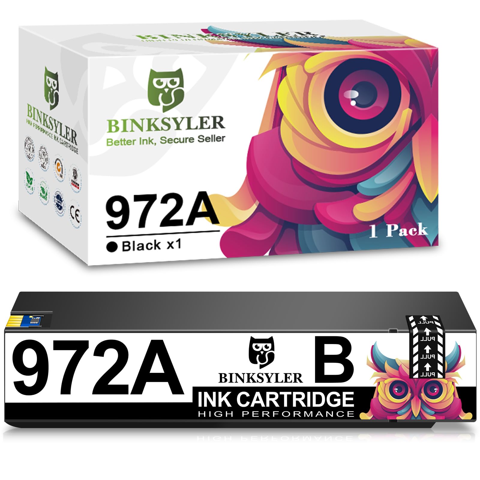 Photo 1 of BINKSYLER 972A Black Ink Cartridge
