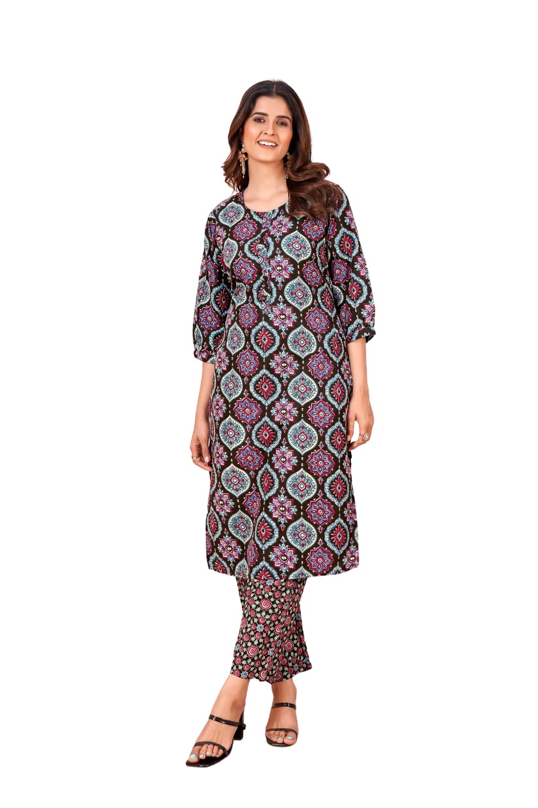 FABNEX Kurta Set for Women | Women Kurta Set with Dupatta | Women Kurta Sets Kurtis | Women Kurta Pant Set (Kurta Mix)