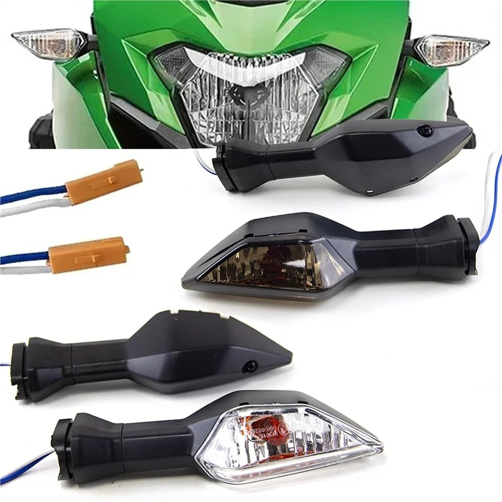 Clignotants de Moto pour Kawasaki Z250SL Z650 Z900 Z1000 N-ja 650 400 ZX-6R V-sys 1000