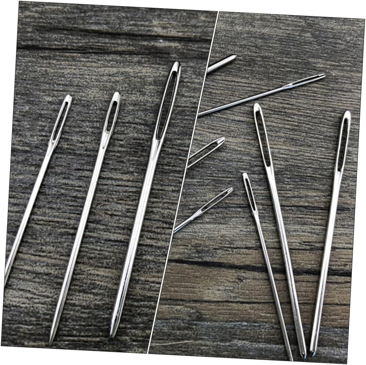 CORHAD DIY Needles Set Large Eye Sewing Needles for Handmade Craft Lightweight Portable for Knitters