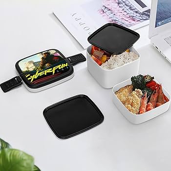 Amazon｜弁当箱 2段 サイバーパンク 2077 お弁当ボックス ランチ