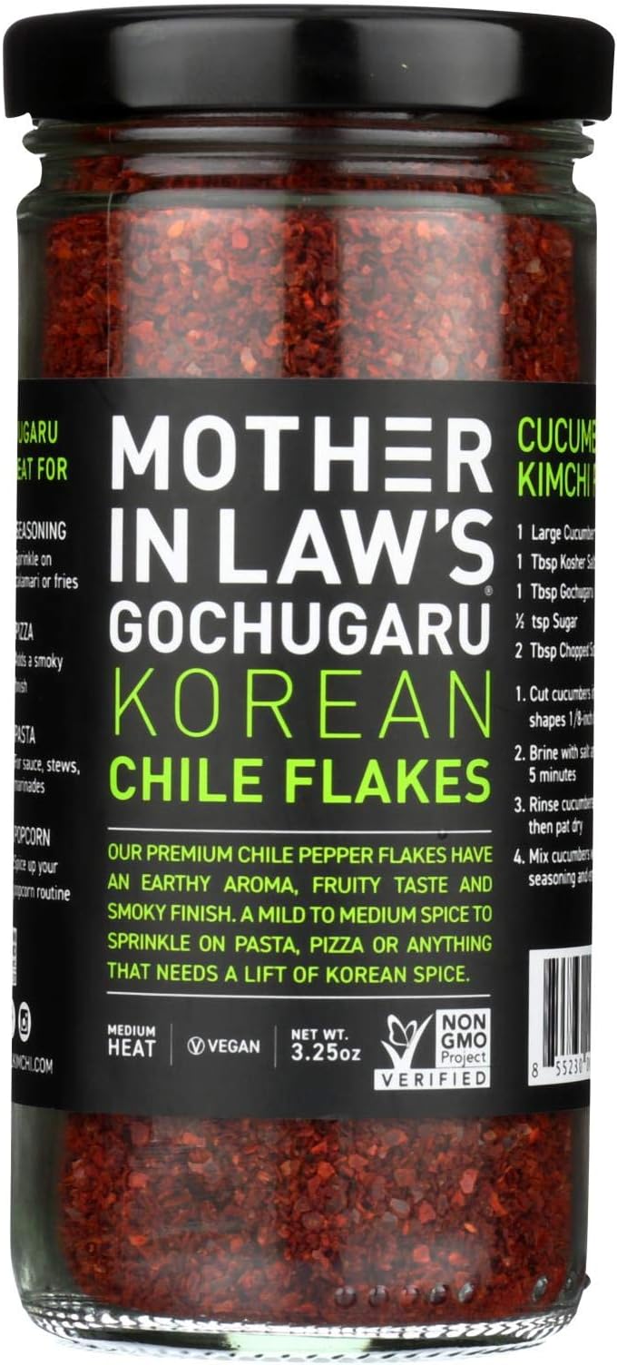 Mother in Laws Kimchi Gochugaru Korean Chile Flakes, 3.25 OZ