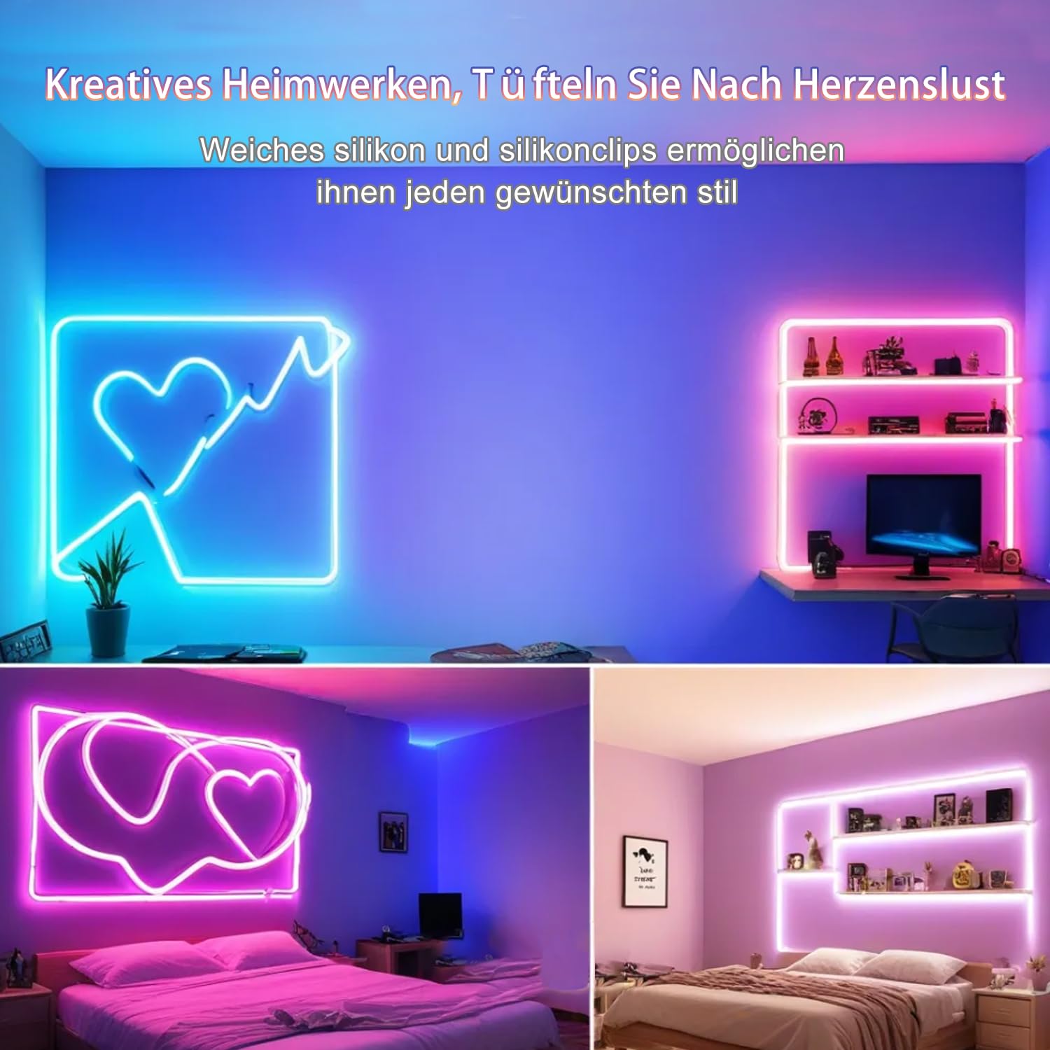 Profi LED Streifen 15m RGB, IP67, 1260 LEDs Bluetooth App, 24V | Für Event, Gewerbe