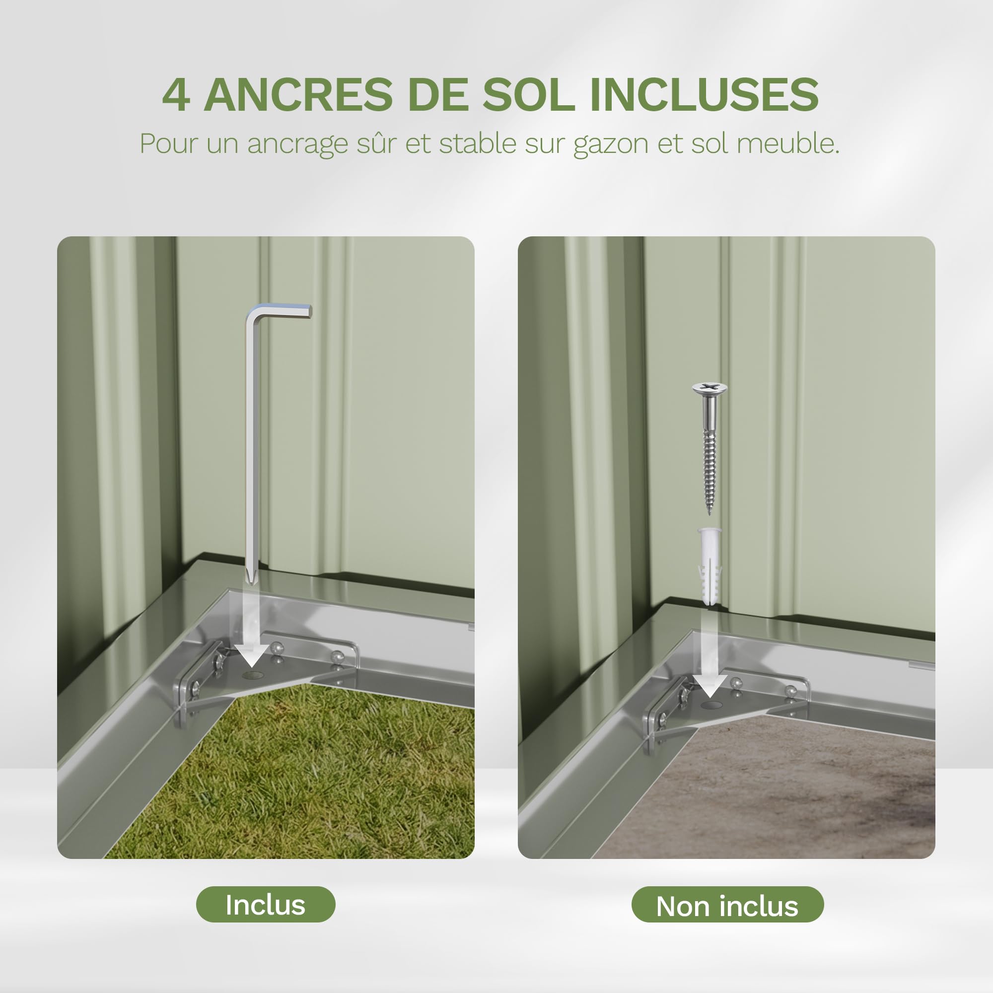 Devoko Abri de Jardin Métallique 86x77x63 cm, Garage pour Robot Tondeuse, Rangement Extérieur pour Outils de Jardin, Niche pour Animaux, Abri Compact avec Toit Penté, Gris Anthracite