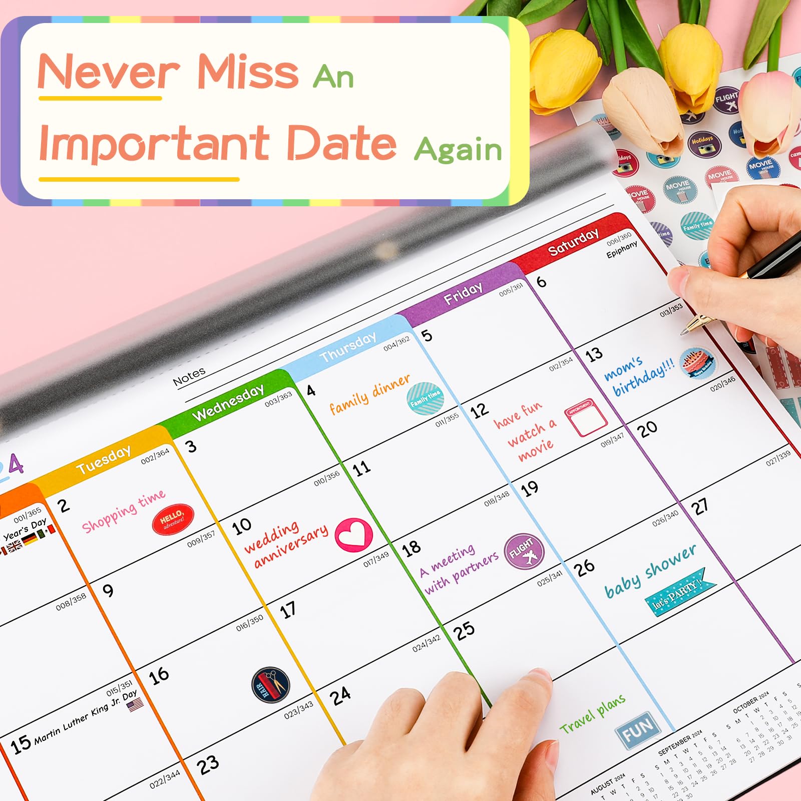 2025 Wall Calendar - 12 Months Calendar 2025, JAN Bahrain