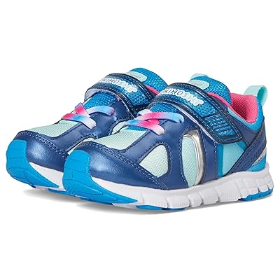 Tsukihoshi Kids Rainbow (Toddler/Little Kid) Girls Shoes Navy/Mint