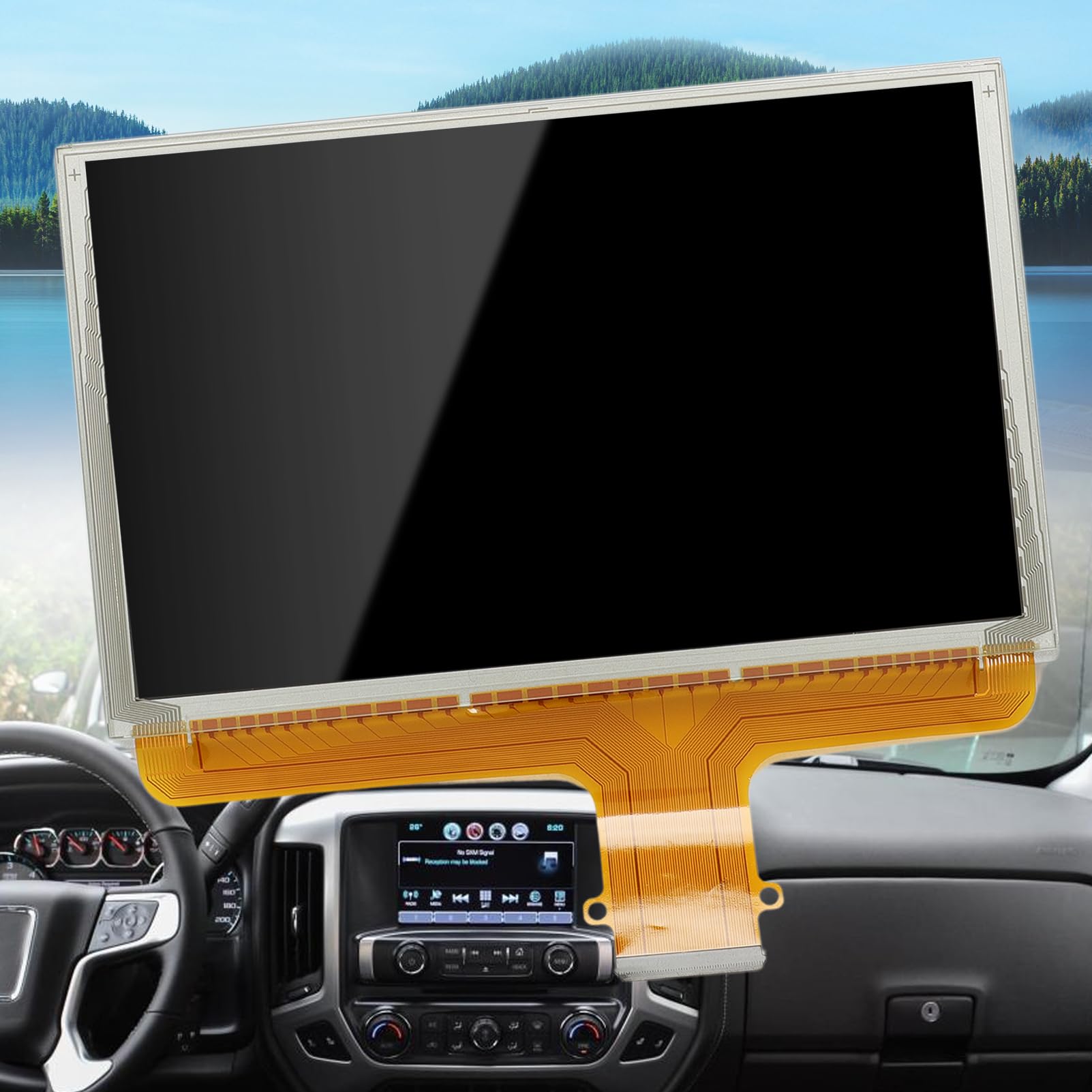 Photo 1 of GNXFixt 8" LCD Touch Screen Digitizer for Chevy GMC Silverado Sierra