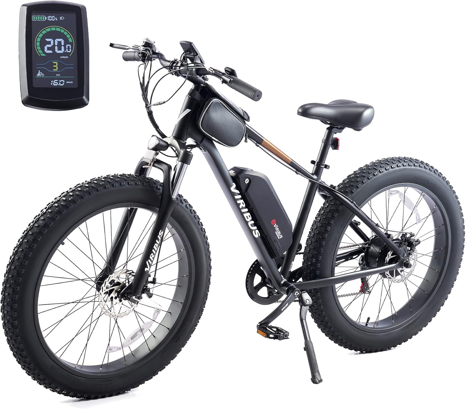 Viribus Electric Bike for Adults, 7 Speed 26