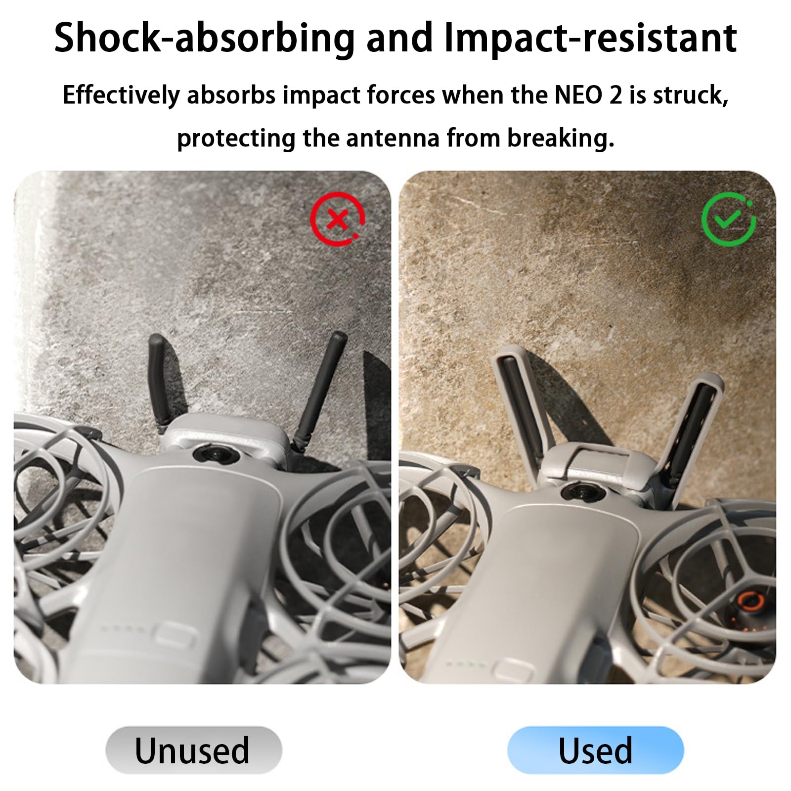 Ricetrasmettitore Digitale Protezione per DJI NEO 2, Antenna Guardia Copertura Accessori