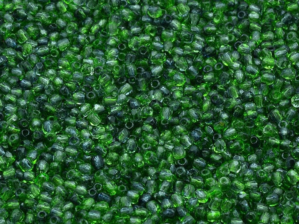 60p Faceted Round Fire Polished Beads, 4 x 4 mm, Crystal 44886 (00030-44886), Glass, Czech Republic