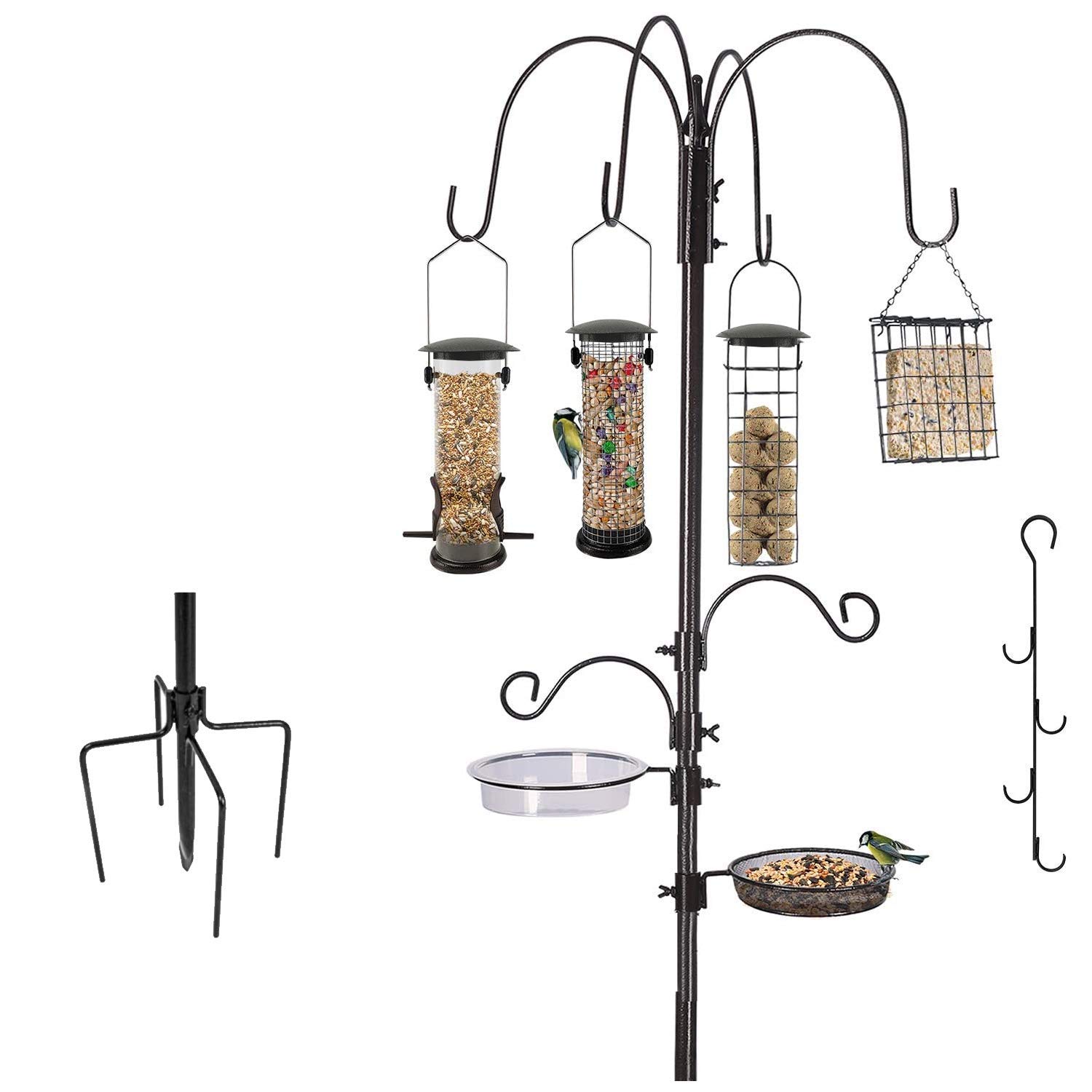 Buy Bird Feeding Station Kit Bird Feeder Pole Wild Bird Feeder Hanging