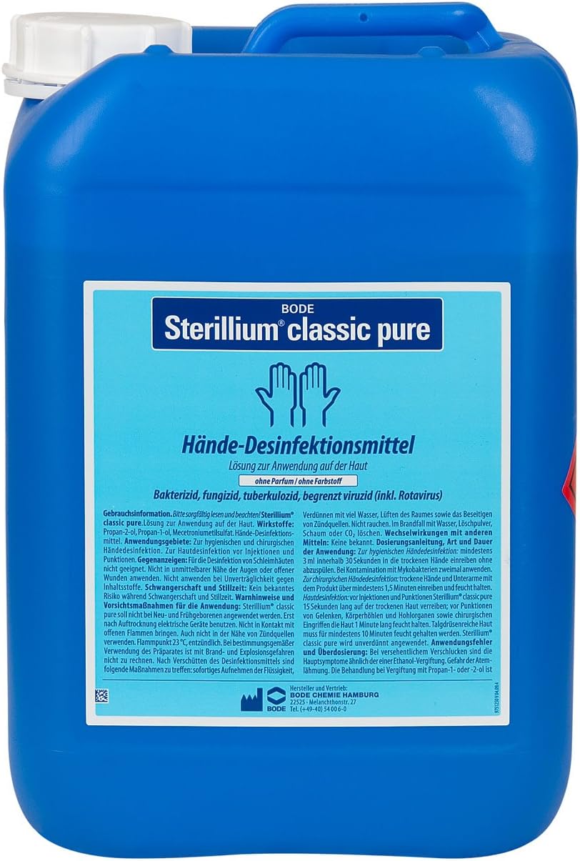Bode Sterillium Classic Pure Hand Disinfectant 5L