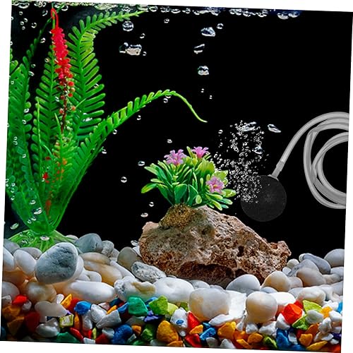 Miniatura 5 de Hohopeti 1 Unidades Bomba de oxígeno portátil tanque de peces tanque de peces bomba de aire acuario bomba de aire plástico negro sin batería de
