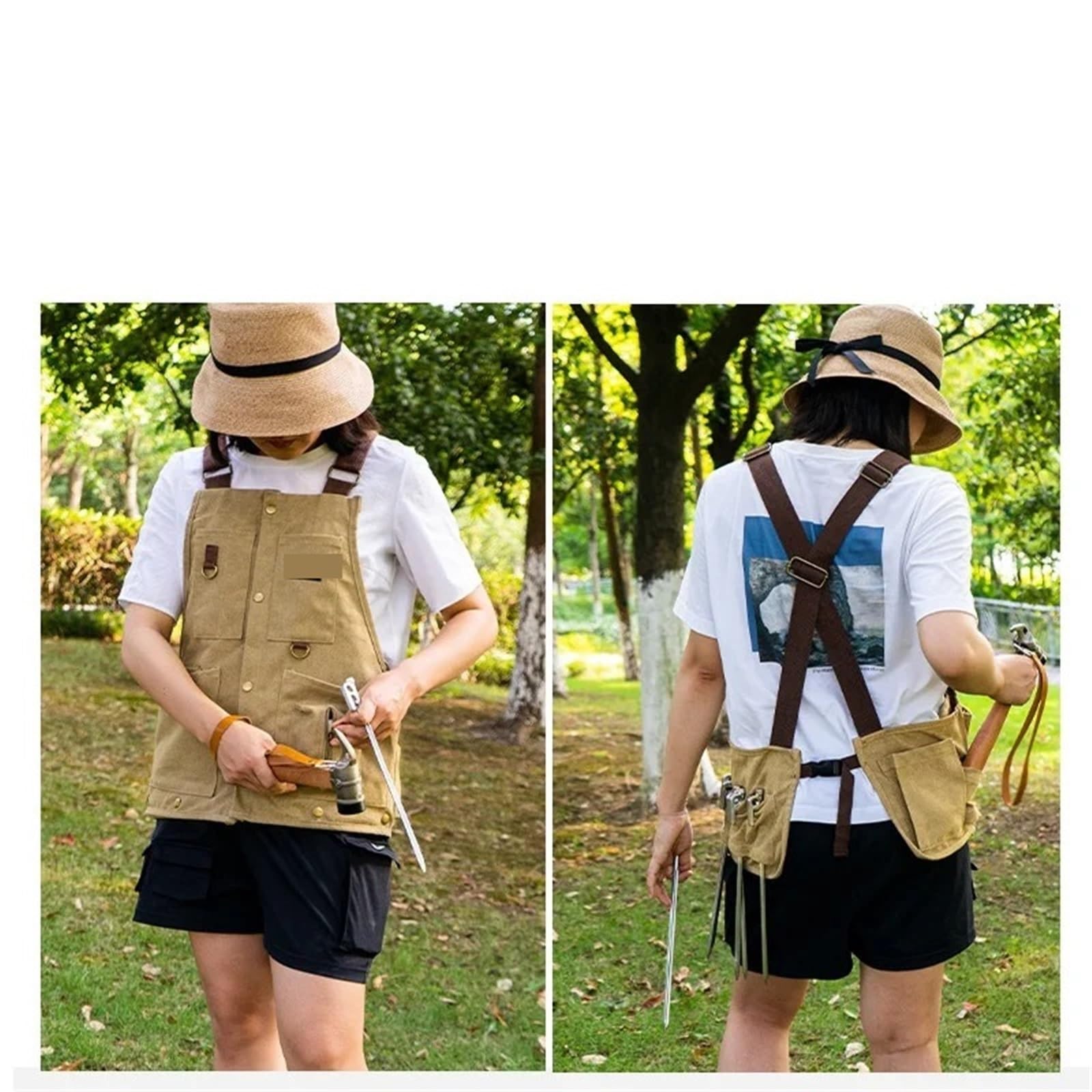 1 pièces tablier extérieur Camping gilet hommes femmes loisirs multifonctionnel de pêche pique-nique équipement Pour Bricolage