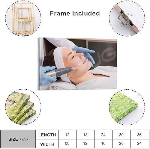 Miniatura 2 de Beauty Salon Poster Facial Skin Care Massage Treatment Poster (1) Canvas Painting Posters And Prints Wall Art Pictures for Living Room Bedroom Decor