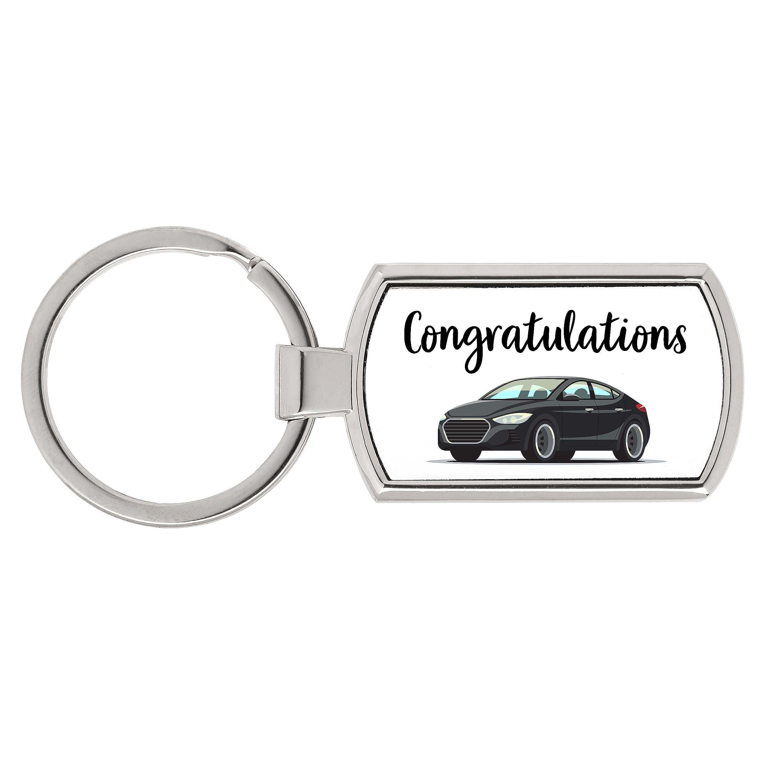 Drifting Ducks Unisex Silver Keepsake Congratulations Car Metal Keyring Gift Driving Test Pass, New Driver, You've Passed