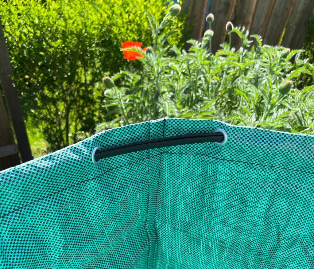 10er Set 272l selbststehender Gartenabfallsack Laubsack Gartensack für Rasenschnitt Laub Gartenabfälle - großes Volumen, faltbar