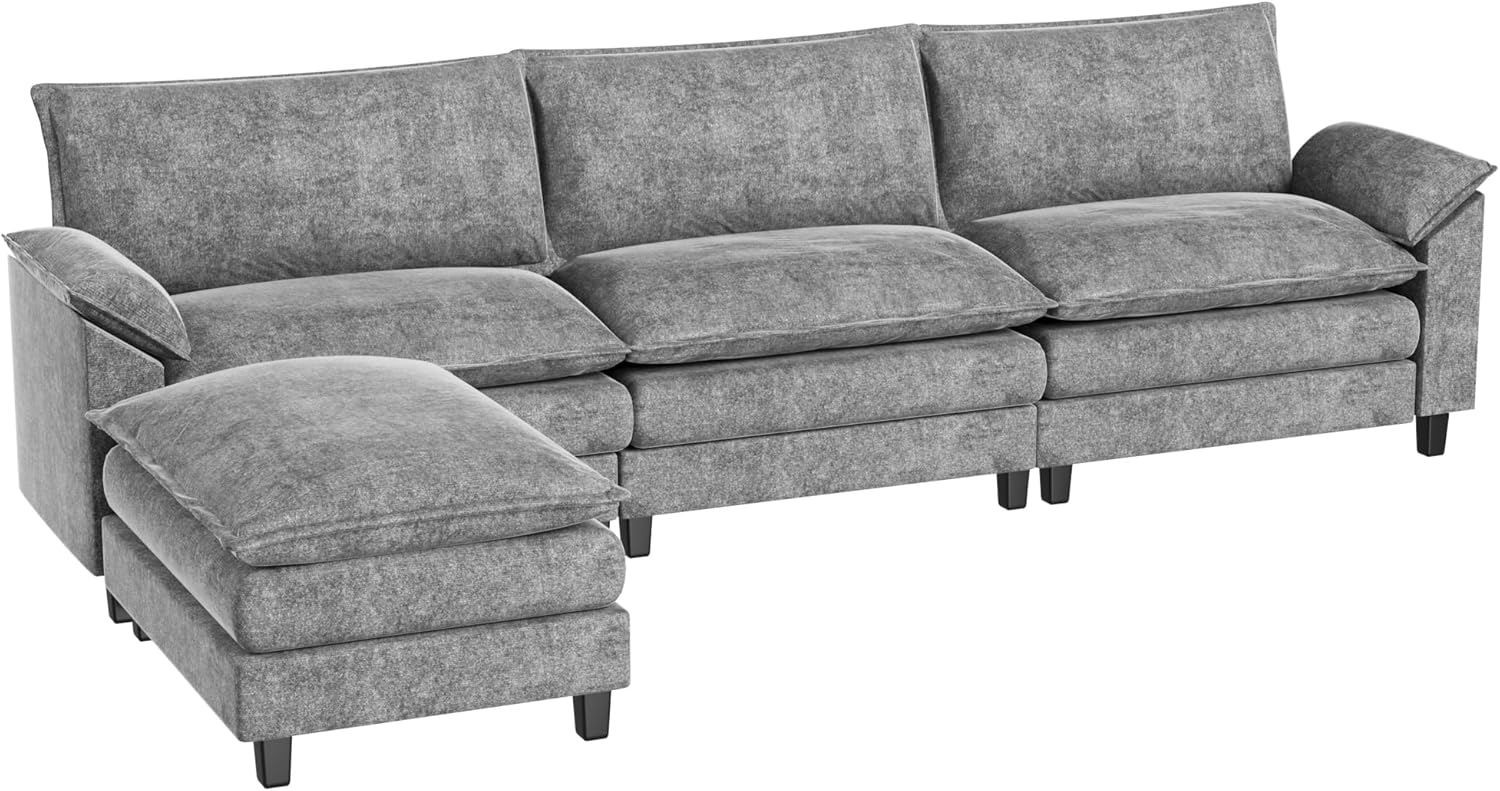 Furmax Sectional Sofa Reversible L Shaped Sofa Couch with