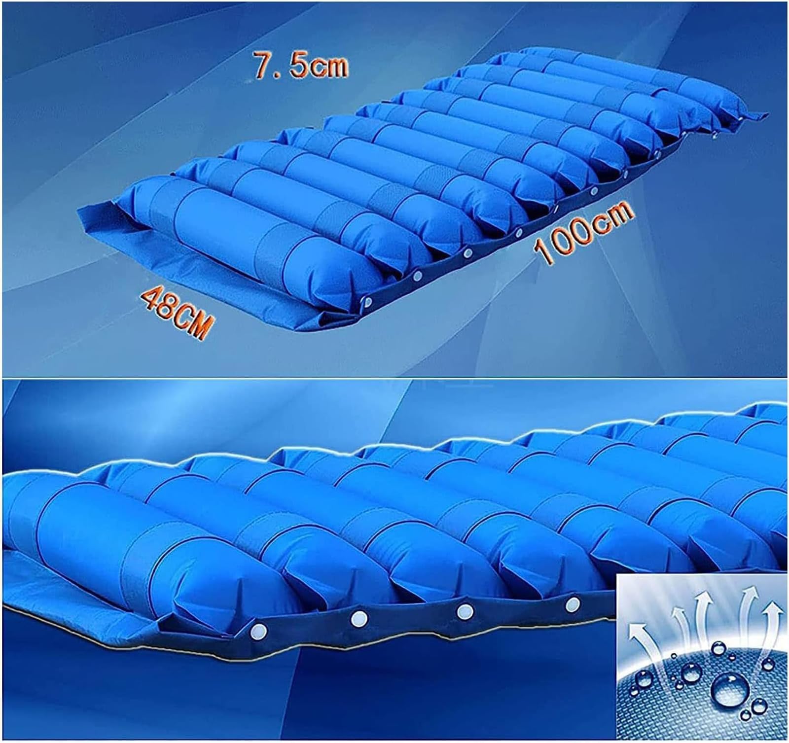 Cojín Inflable para Silla De Ruedas, Que Promueve El Flujo Sanguíneo | Colchón De Aire Alternado con Alivio De Presión, para Pacientes Que Permanecen Sentados por Períodos Prolongados