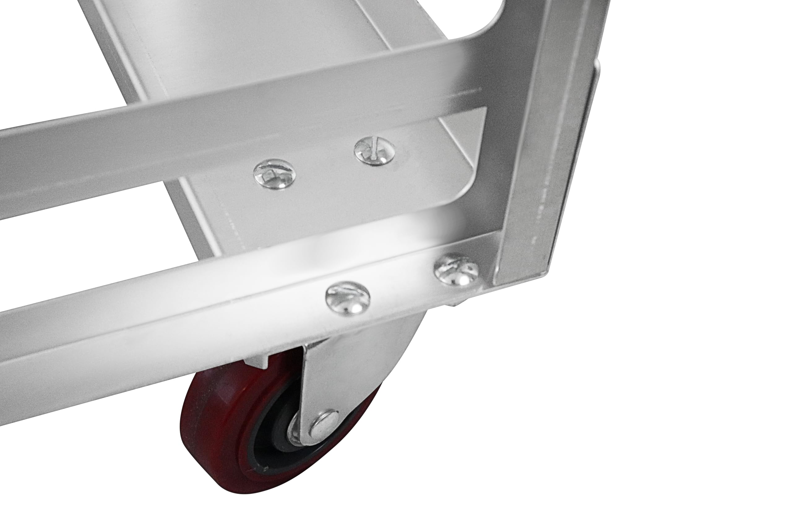 Estante comercial de aluminio para moños, 8 bandejas de 7,62 cm, con certificación NSF, resistente, ruedas de placas resistentes, estante de refrigeración para debajo de la mesa de trabajo