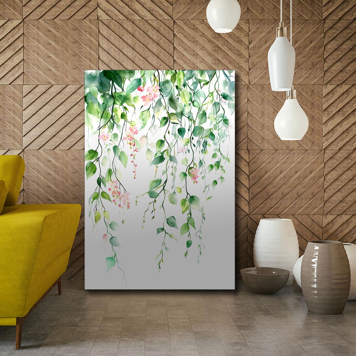 SHENGPOSTER Shabby Chic ogród botaniczny sztuka ścienna minimalistyczna kobaltowy niebieski las obraz na płótnie styl wiejski nieoprawiony plakat nadruk dekoracja ścienna 90 x 135 cm