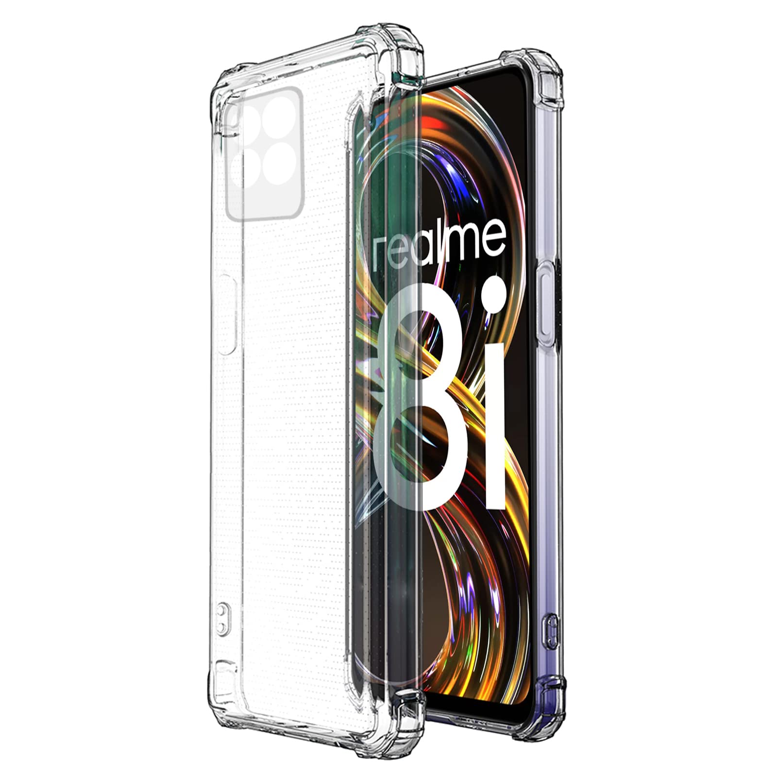 Amazon Brand - Solimo Silicone Mobile Back Cover for Realmie 8i (REALME-8i-TPU-CLEAR_Clear) (B09JCC4KF5) Amazon Price History, Amazon Price Tracker