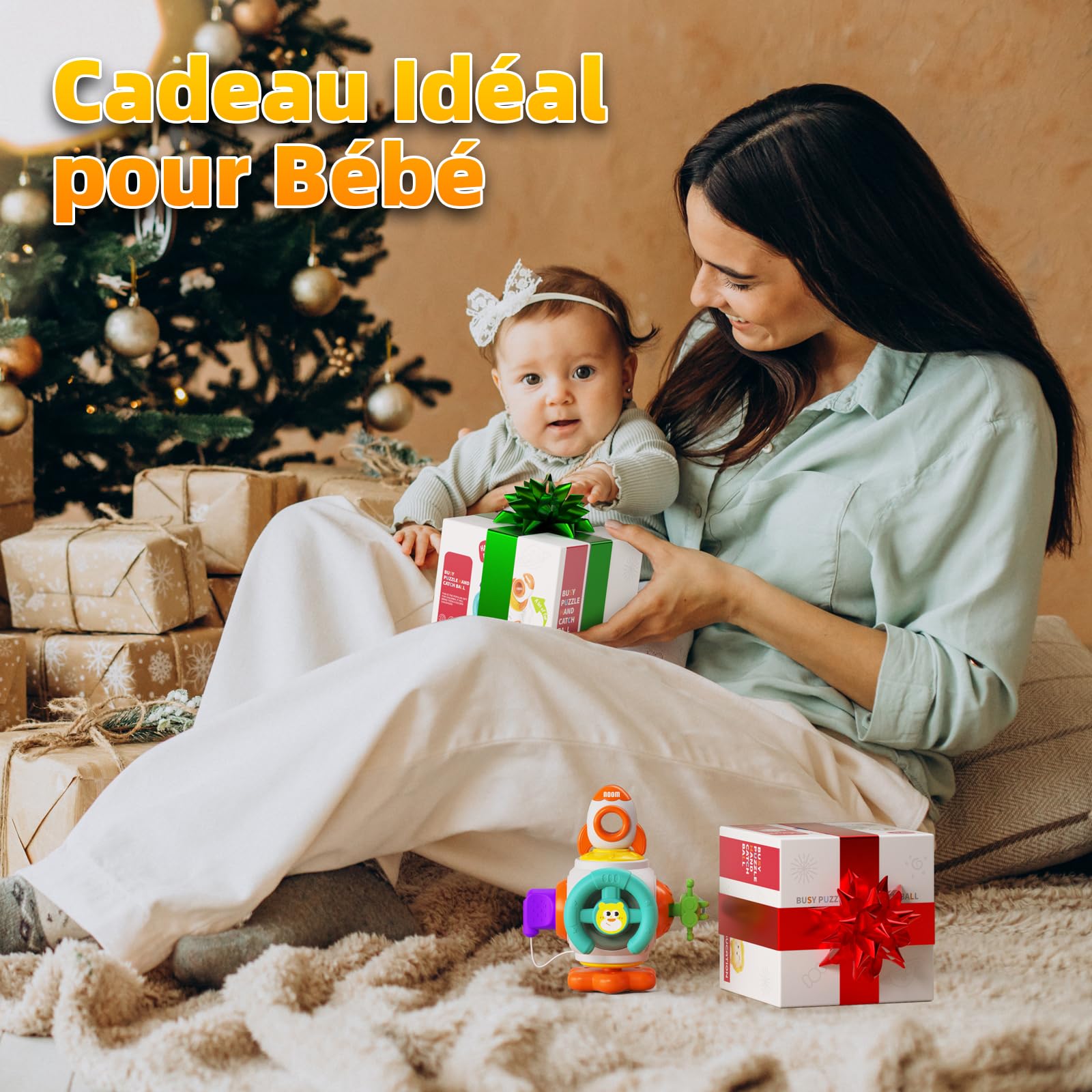 Subtail Jouet Bebe 1 2 An, Cubes D'éveil, Montessori Sensoriel Jouets Pour Bebe 6 18