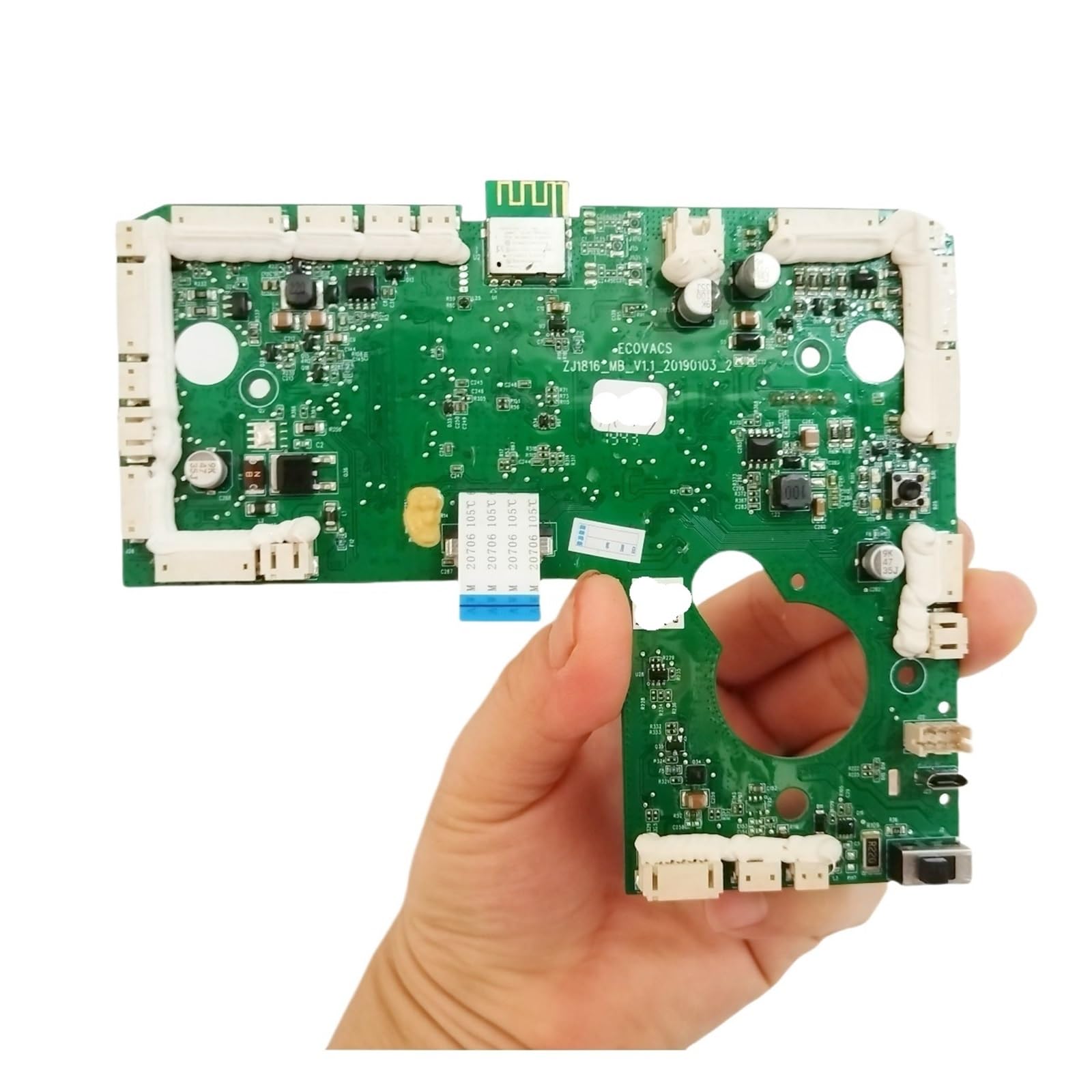 Vacuum Cleaner Mainboard ，Compatible for Ecovacs， T5 Power DX93 Ozmo 950 Robot Vacuum Cleaner Replacement
