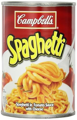 Campbell's Spaghetti en salsa de tomate con queso, 14.75 onzas (paquete de 12)