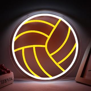 Balanar Volleyball Neon Sign, Sport Neon Sign ，LED Neon Light for Wall Decor, Room Bedroom Shop Decor Man Cave Decor Club Kids Holiday Gifts