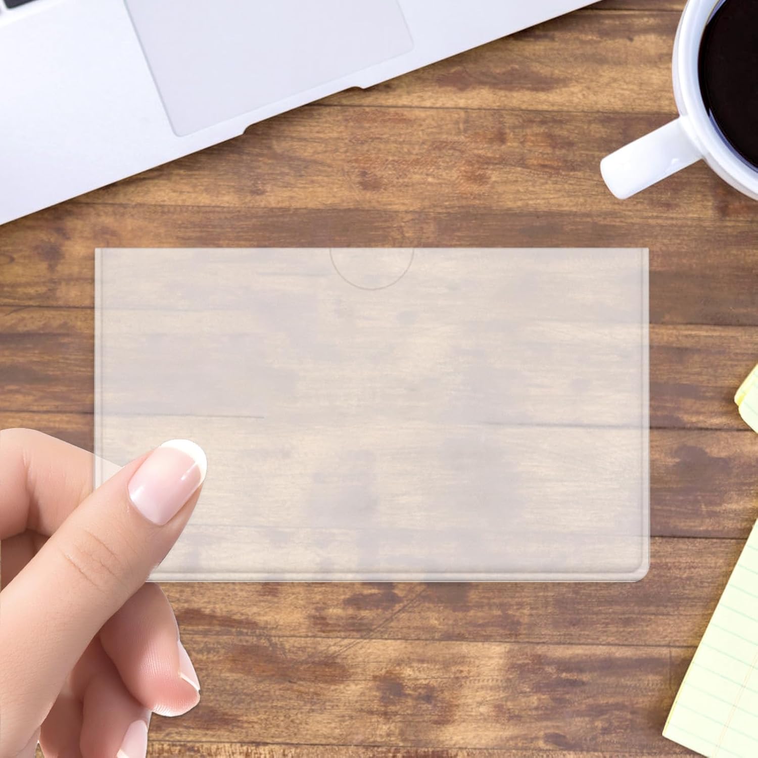 10 PCS PVC Card Protector Social Security Waterproof Sleeve for ID Credit Cards and Bank Cards Mal Design