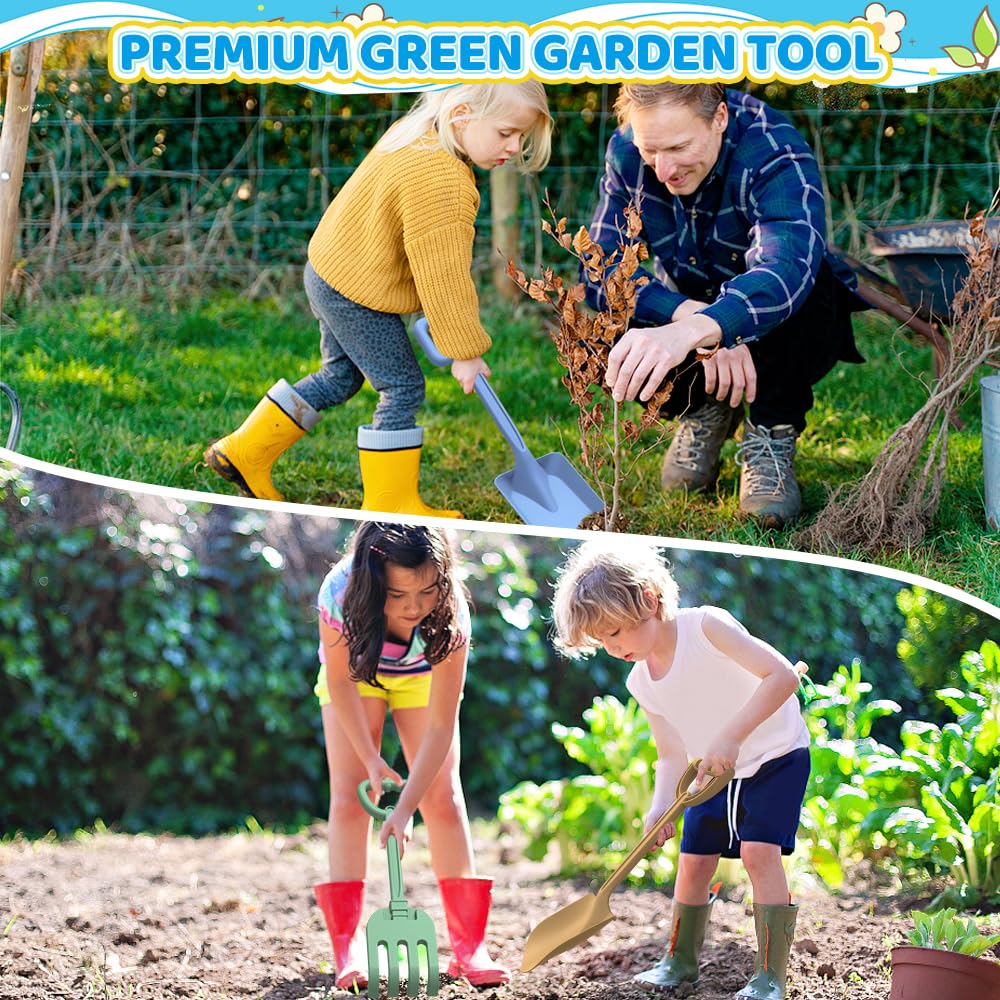 Jumbo Beach Shovels Toys for Kids Ages 4-8, ABS Plastic Sand Shovels Rake - Image 3