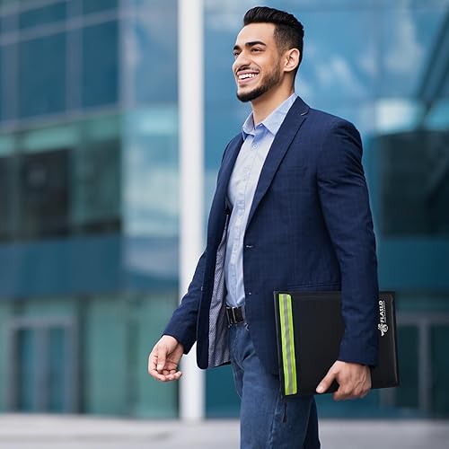 Miniatura 37 de FLASLD Bolsas de dinero ignífugas para documentos, bolsa grande ignífuga, bolsa segura para efectivo, objetos de valor y pasaporte, con Bolsa-15x11