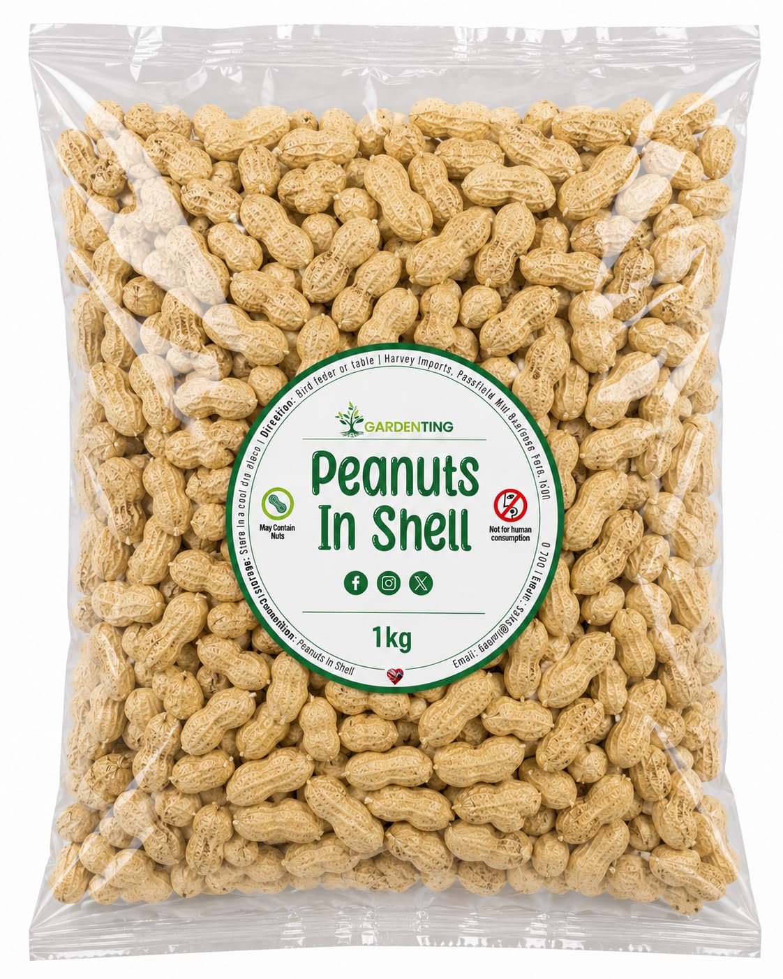 Peanuts in Shell Monkey Nuts 1kg